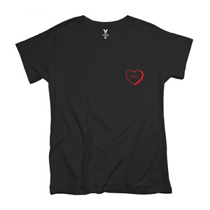 Personalized Name In Heart Ladies Pocket T-Shirt LPT322148X