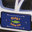 Fishing Club License Plate