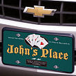 Poker Place Personalized License Plate 418103