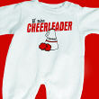 Lil' Miss Cheerleader Fleece Romper