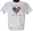 My American Heart Personalized Military T-shirt