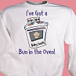 Bun In The Oven Maternity Personalized Sweatshirt