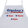 Firecrackers Personalized Apron 84977