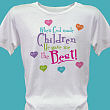 God Gave Me the Best Personalized Scoop Neck T-Shirt 911886X