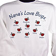 Love Bugs Personalized Sweatshirt