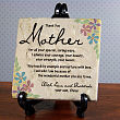 Thank You Mom Personalized Tumbled Stone Plaque 63122282