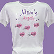 Angels of My Heart Personalized Scoop Neck T-Shirt