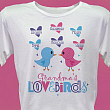 Love Birds Personalized Scoop Neck T-Shirt