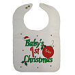 Baby's 1st Christmas Personalized Baby Bib