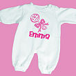 It's A Baby Rattle Fleece Romper