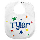 New Baby "A Star is Born" Personalized Baby Bib