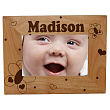 New Baby "Beautiful Butterfly" Personalized Wood Picture Frame