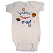 New Baby "Future All-Star" Personalized Infant Creeper