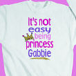 Not Easy Being A Princess Youth Sweatshirt