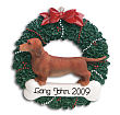 Dachshund Personalized Pet Ornament