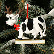 Christmas Cow Non Personalized Ornament 84393NP
