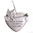 In Our Hearts Personalized Ornament 820413