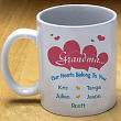Our Hearts Personalized Ceramic Coffee Mug