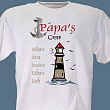 Personalized Lighthouse T-Shirt - Our Crew Design 3027X