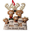 Personalized Reindeer Family Ornament 84653X