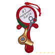 Personalized hairdresser Christmas Ornament