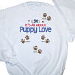 It's All About Puppy Love Personalized Pet Sweatshirt 51570X