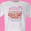 I Became A... New Baby Girl Personalized Photo T-Shirt 31476X