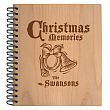 Holiday Memories Personalized Wood Photo Album 720244
