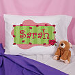 New Baby "Lovely As A Rose" Personalized Pillowcase G11976E