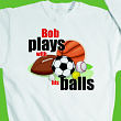 Plays With Balls Sweatshirt 51228X