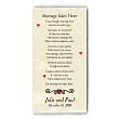 Marriage Takes Three Personalized Wall Canvas