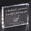 A Wife's Full Time Job Retirement Keepsake Paperweight 721853