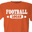 Football Fan Personalized Sports T-shirt 32550X