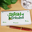 Irish Personalized Checkbook Cover