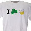 I Shamrock Beer Personalized Irish T-shirt 32141X