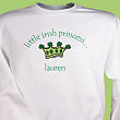 Little Irish Princess Personalized Youth Sweatshirt