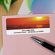 Sunset Personalized Photo Address Labels 116860