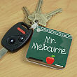 Teacher Key Chain Chalkboard Design 322820
