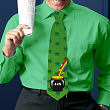 Pot o'Gold Personalized Irish Neck Tie 826801