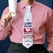 Our Hearts Belong To You Personalized Neck Tie 86001