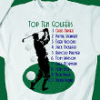 Top Ten Golfers Sweatshirt 5005X