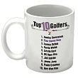 Top Ten Women Golfers Ceramic Coffee Mug
