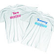1 of 2 Twin Personalized Youth T-shirt