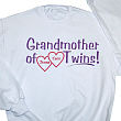 Grandmother of Twins Personalized Sweatshirt