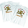 Just Monkey Around Twin Personalized Youth T-shirt 31428X