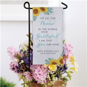Personalized Of All the Moms Mini Mother's Day Garden Flag