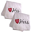 His &amp; Hers Personalized Bath Towel
