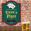 Poker Place Personalized Wall Sign 618105