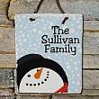 Let It Snow Welcome Personalized Slate Plaque