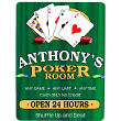 Poker Room Personalized Wall Sign 619487